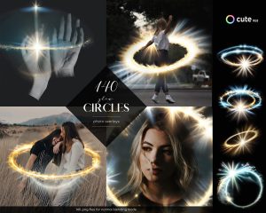 Glow Circles Photo Overlays